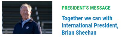 Together we can with International President, Brian Sheehan