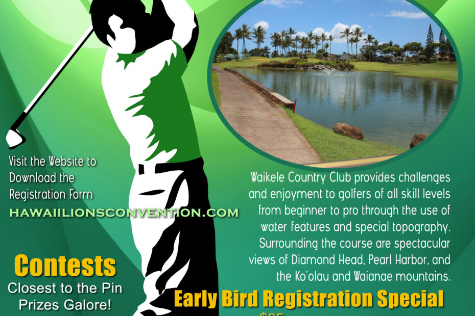 87th Hawaii Lions Convention 2023 - Golf Tournament