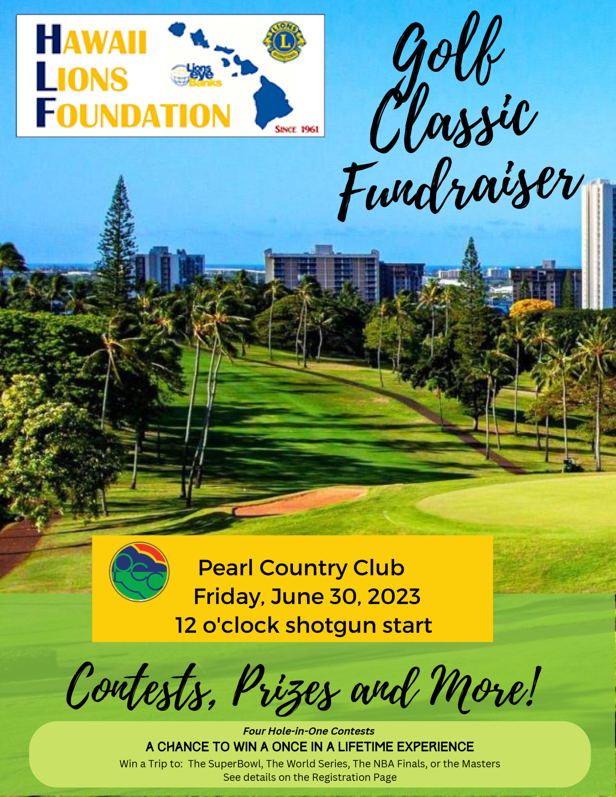 Hawaii Lions Foundation Golf Classic Fundraiser