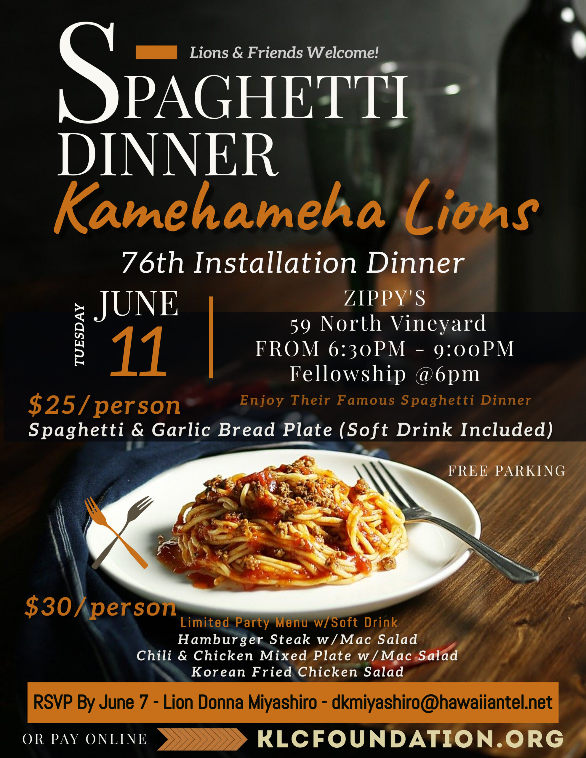 Kamehameha Lions Club 76th Installation